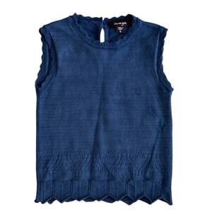 IMOGA Girls Navy Knit Tank Size 5